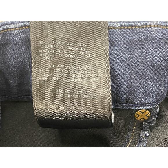 Liverpool Jeans Womens 12P Blue Pull-On Jegging Skinny Sienna Dark Wash 34x26 - Picture 14 of 16